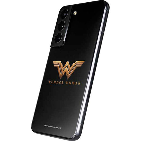 DC Comics Wonder Woman Gold Emblem Galaxy S22 Skin
